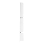 vidaXL Duschnische mit 3 Fächern Hochglanz-Weiß 41x99x9 cm