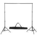 vidaXL Fotostudio-Set mit Beleuchtung, Hintergrund und Reflektor