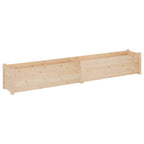 vidaXL Pflanzkübel 2 Stk. 200x31x31 cm Massivholz Kiefer