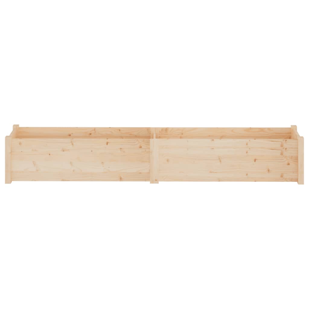 vidaXL Pflanzkübel 2 Stk. 200x31x31 cm Massivholz Kiefer