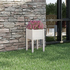 vidaXL Pflanzkübel Grau 150x50x50 cm Massivholz Kiefer