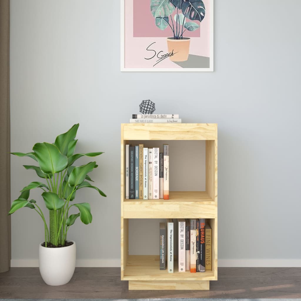 vidaXL Bücherregal 40x35x71 cm Massivholz Kiefer