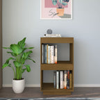 vidaXL Bücherregal Honigbraun 40x35x71 cm Massivholz Kiefer