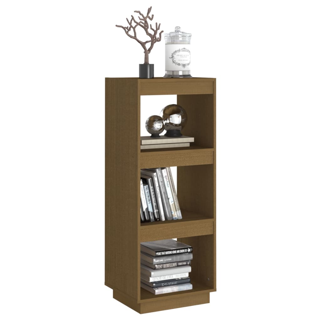 vidaXL Bücherregal/Raumteiler Honigbraun 40x35x103 Massivholz Kiefer