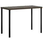 vidaXL 5-tlg. Sofagarnitur in L-Form mit Kissen Poly Rattan Braun