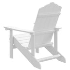 vidaXL Adirondack-Gartenstuhl HDPE Weiß