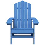 vidaXL Adirondack-Gartenstuhl HDPE Aquablau