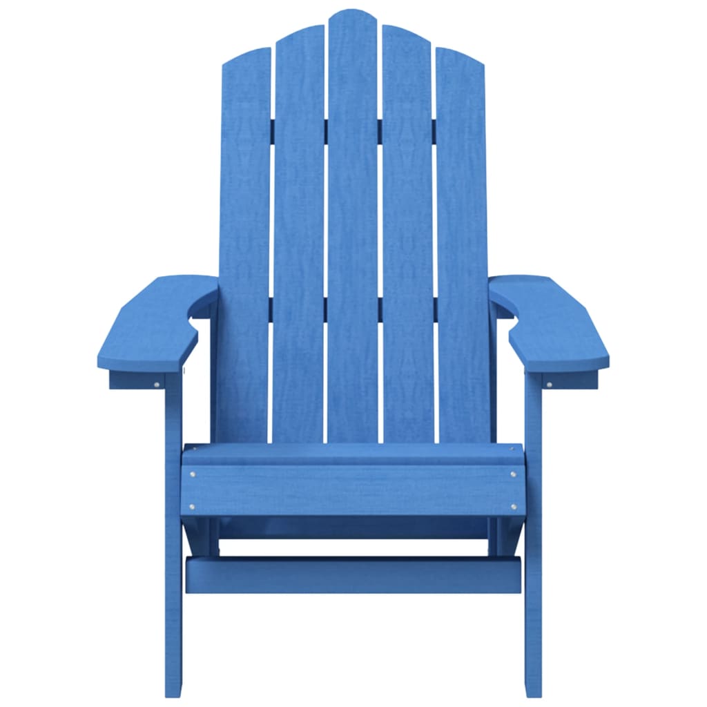 vidaXL Adirondack-Gartenstuhl HDPE Aquablau