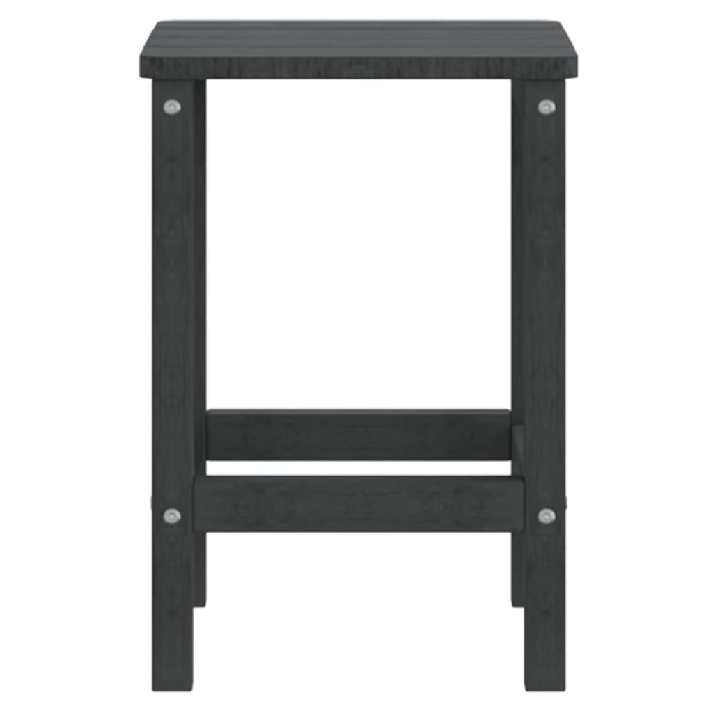 vidaXL Garten Adirondack-Tisch Anthrazit 38x38x46 cm HDPE