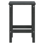 vidaXL Garten Adirondack-Tisch Anthrazit 38x38x46 cm HDPE