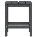 vidaXL Garten Adirondack-Tisch Anthrazit 38x38x46 cm HDPE