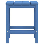 vidaXL Adirondack-Gartentisch Meeresblau 38x38x46 cm HDPE
