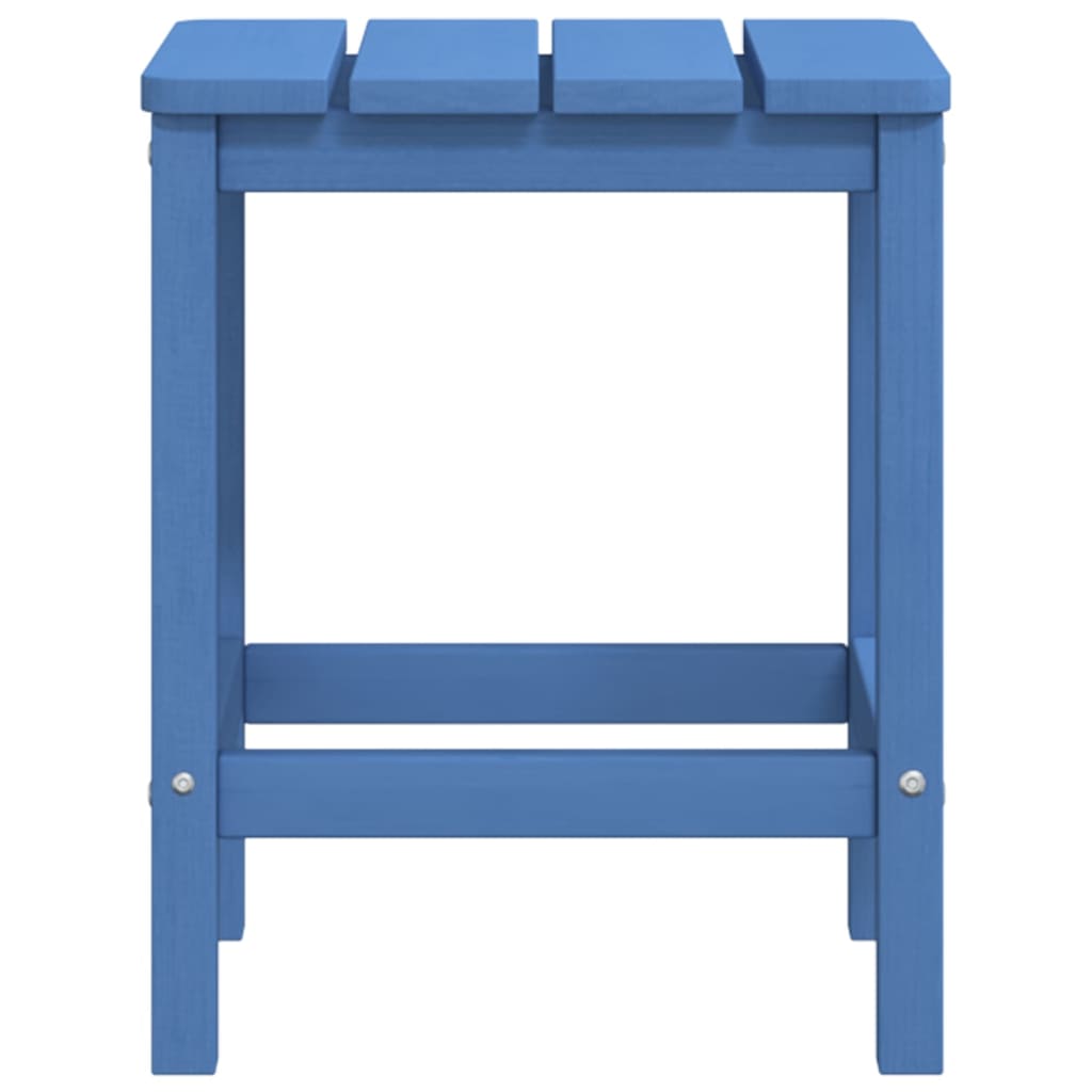 vidaXL Adirondack-Gartentisch Meeresblau 38x38x46 cm HDPE