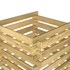 vidaXL  Lattenrost-Komposter 90x90x90 cm Imprägniertes Kiefernholz