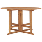 vidaXL Garten-Esstisch Klappbar 110x110x75 cm Massivholz Teak