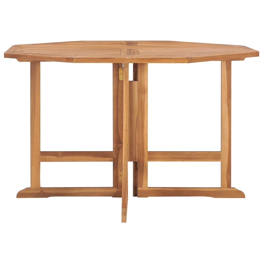 vidaXL Garten-Esstisch Klappbar 110x110x75 cm Massivholz Teak