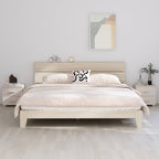 vidaXL Nachttische HAMAR 2 Stk. Weiß 40x35x44,5 cm Massivholz