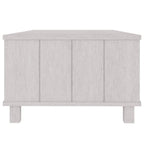 vidaXL Couchtisch HAMAR Weiß 100x55x35 cm Massivholz Kiefer