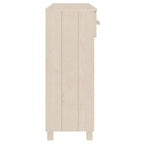 vidaXL Konsolentisch HAMAR Honigbraun 90x35x90 cm Massivholz Kiefer