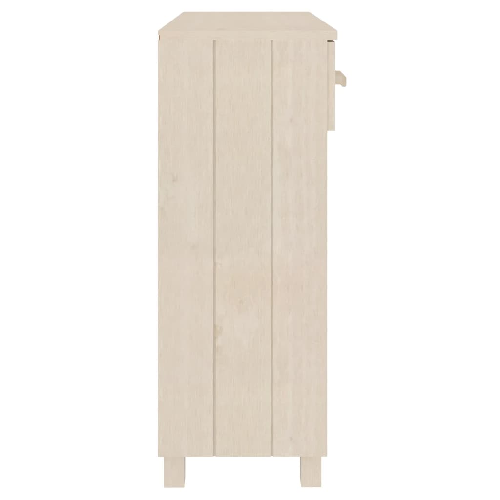 vidaXL Konsolentisch HAMAR Honigbraun 90x35x90 cm Massivholz Kiefer