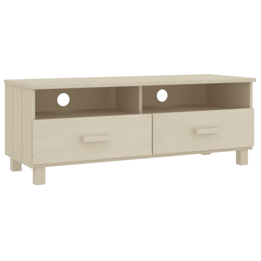 vidaXL TV-Schrank HAMAR Honigbraun 106x40x40 cm Massivholz Kiefer