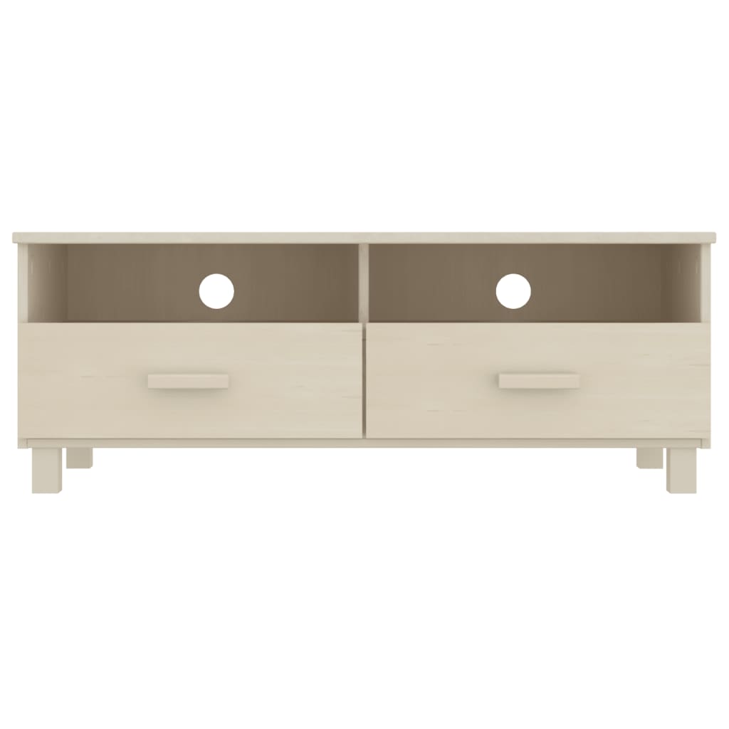 vidaXL TV-Schrank HAMAR Honigbraun 106x40x40 cm Massivholz Kiefer