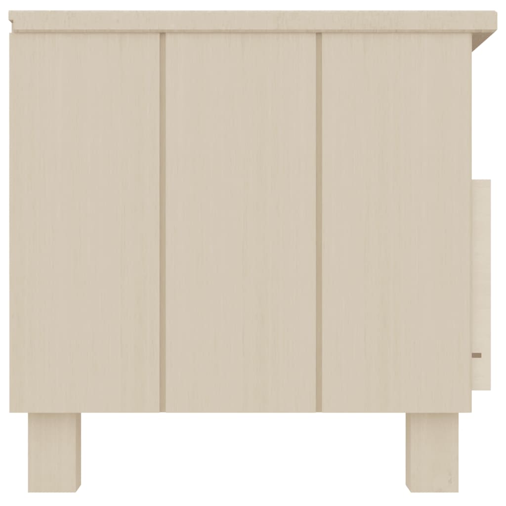 vidaXL TV-Schrank HAMAR Honigbraun 106x40x40 cm Massivholz Kiefer