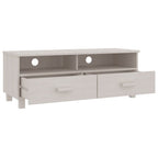vidaXL TV-Schrank HAMAR Weiß 106x40x40 cm Massivholz Kiefer
