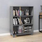 vidaXL Bücherschrank HAMAR Weiß 85x35x112 cm Massivholz Kiefer
