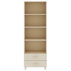 vidaXL Highboard HAMAR Honigbraun 60x35x180 cm Massivholz Kiefer