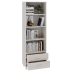 vidaXL Highboard HAMAR Weiß 60x35x180 cm Massivholz Kiefer