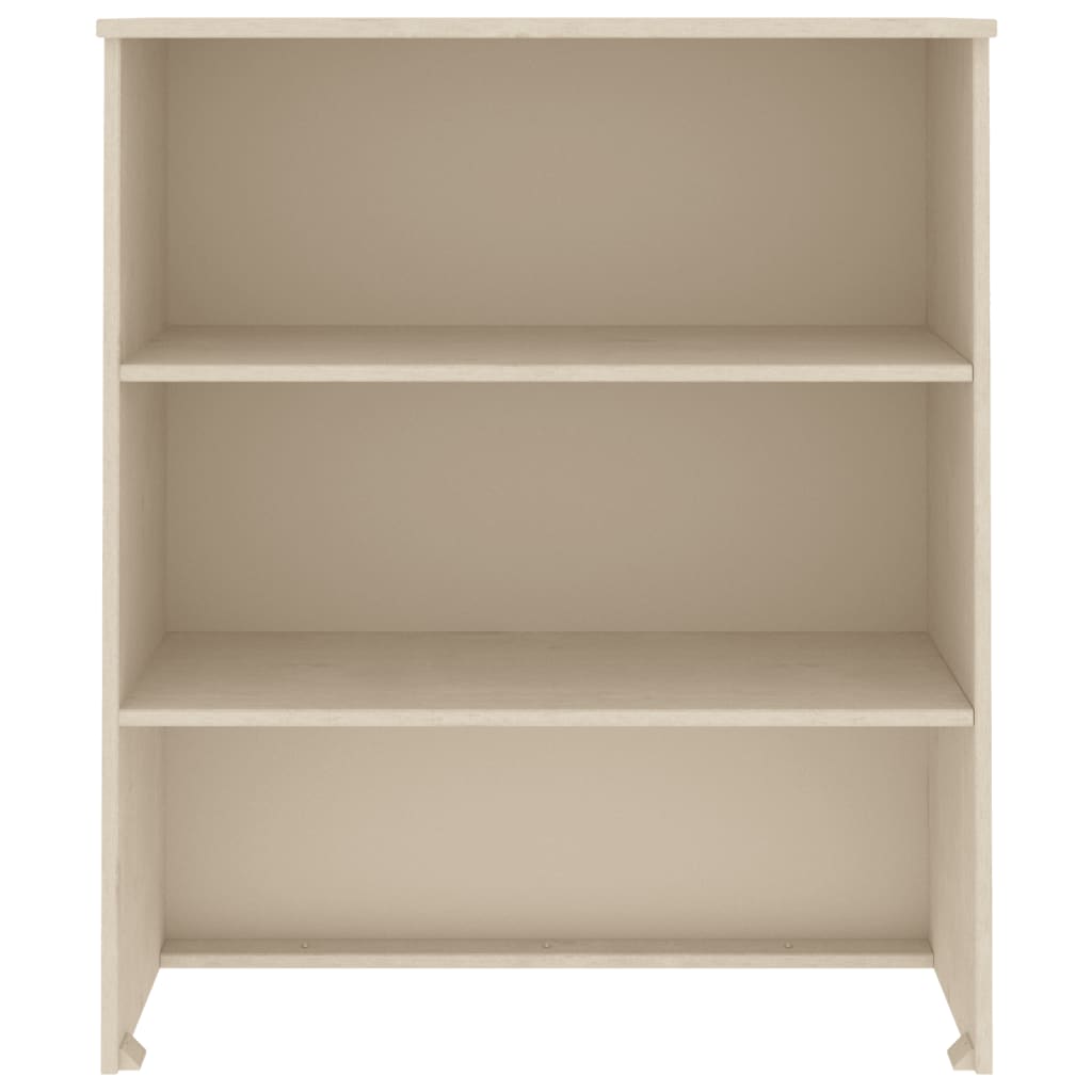 vidaXL Highboard-Oberteil HAMAR Honigbraun 85x35x100 cm Massivholz
