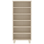 vidaXL CD-Schrank HAMAR Honigbraun 45x18x100 cm Massivholz Kiefer