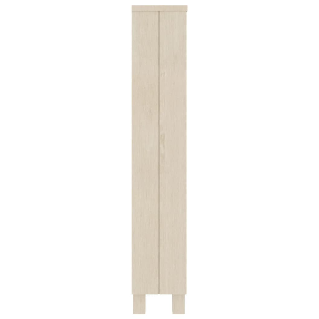 vidaXL CD-Schrank HAMAR Honigbraun 45x18x100 cm Massivholz Kiefer