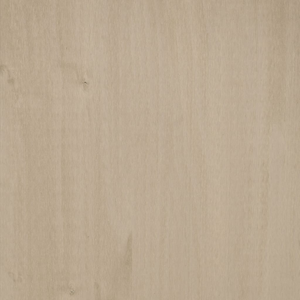 vidaXL CD-Schrank HAMAR Honigbraun 45x18x100 cm Massivholz Kiefer