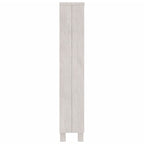 vidaXL CD-Schrank HAMAR Weiß 45x18x100 cm Massivholz Kiefer