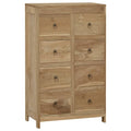 vidaXL Kommode 56x30x80 cm Massivholz Teak