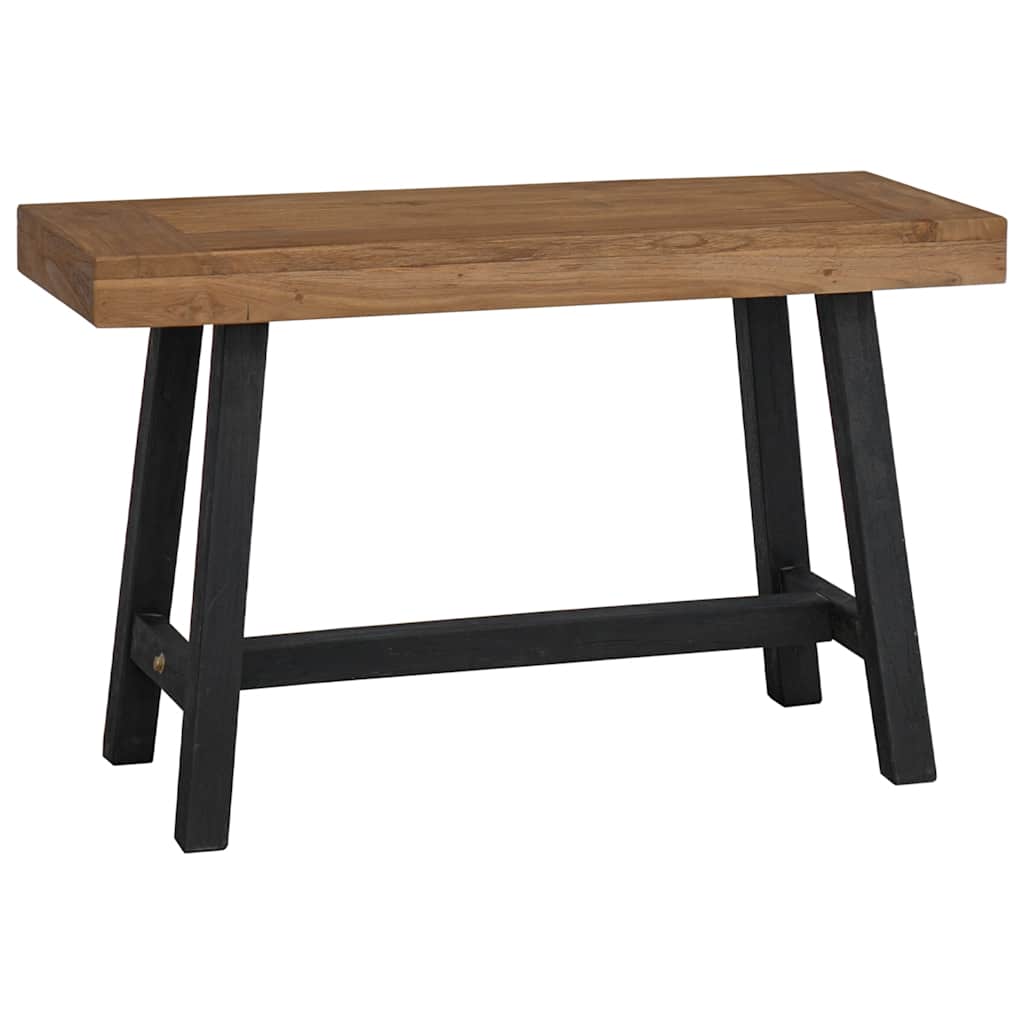 vidaXL Bank 80 cm Massivholz Teak