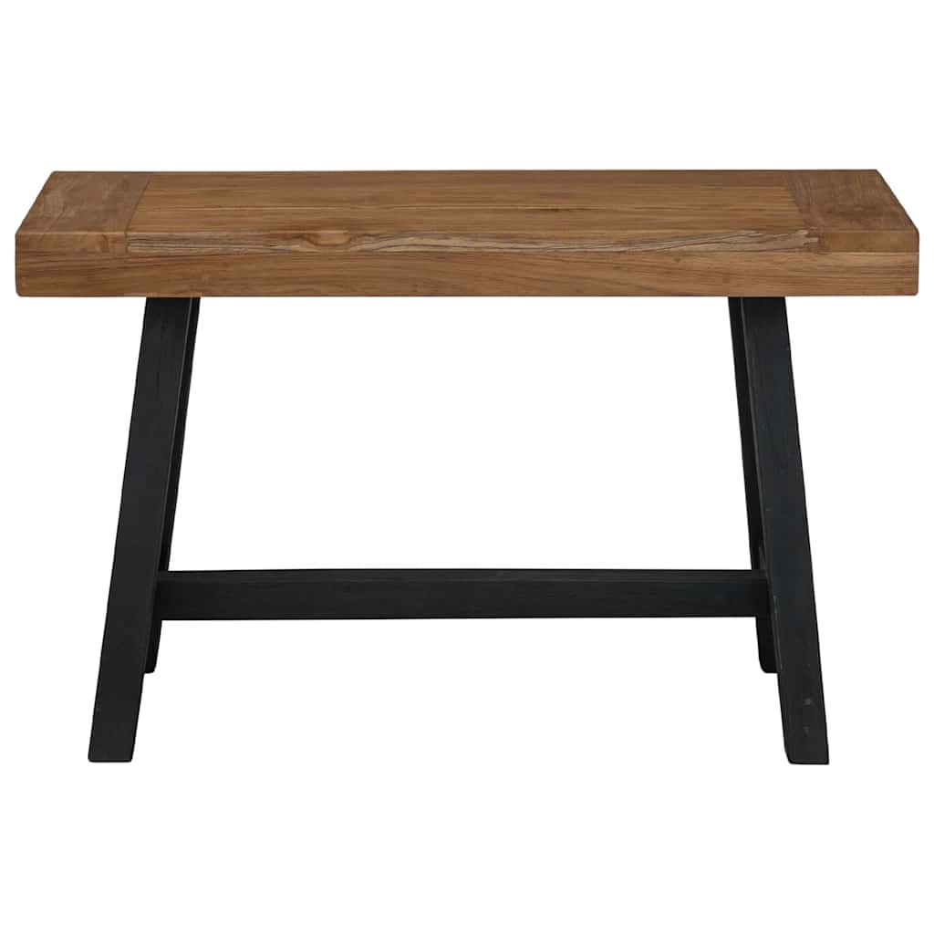 vidaXL Bank 80 cm Massivholz Teak