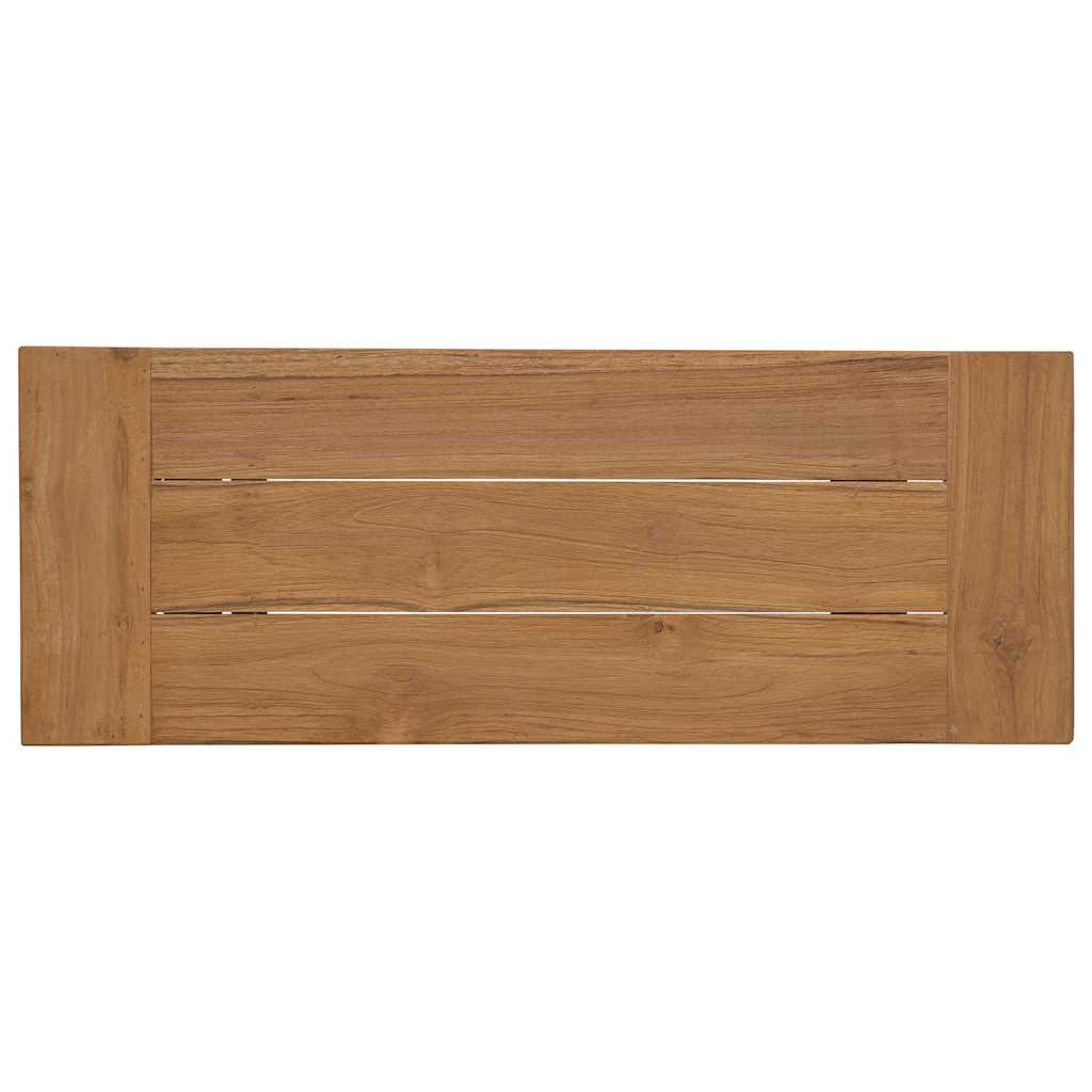 vidaXL Bank 80 cm Massivholz Teak