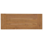 vidaXL Bank 80 cm Massivholz Teak