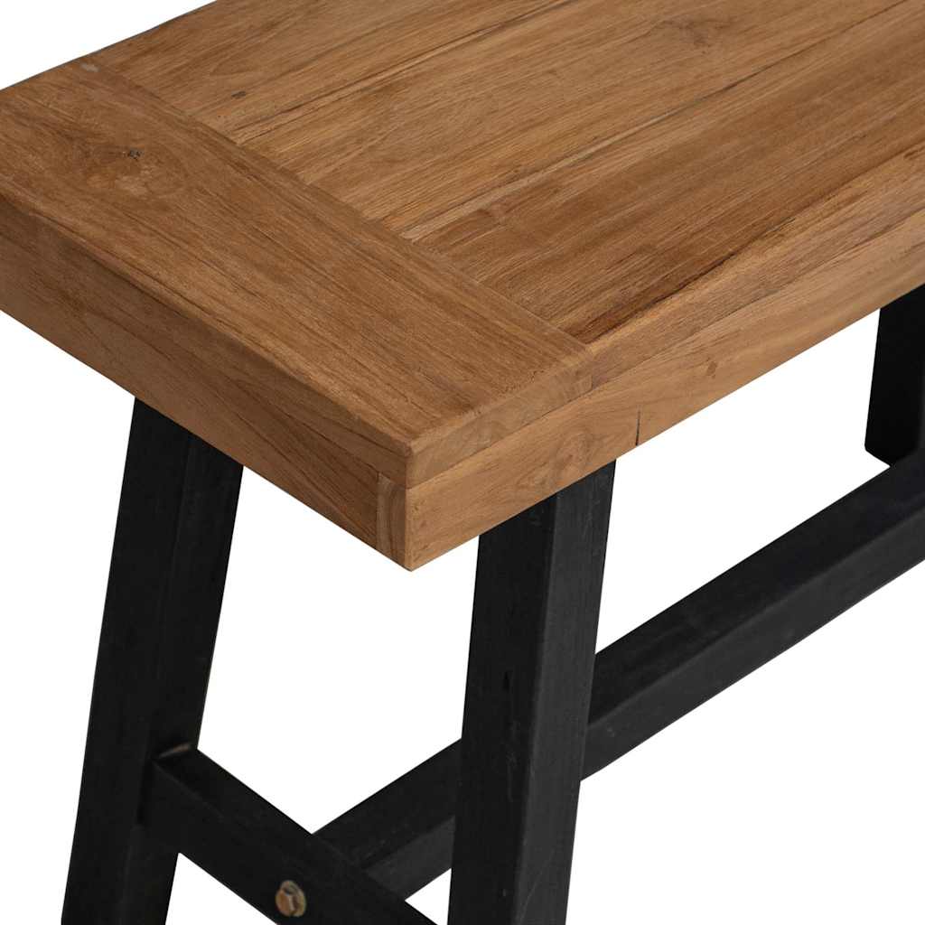 vidaXL Bank 80 cm Massivholz Teak