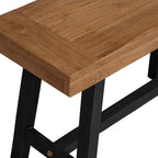 vidaXL Bank 80 cm Massivholz Teak
