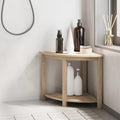 vidaXL Badezimmer-Beistelltisch 45x45x45 cm Massivholz Teak