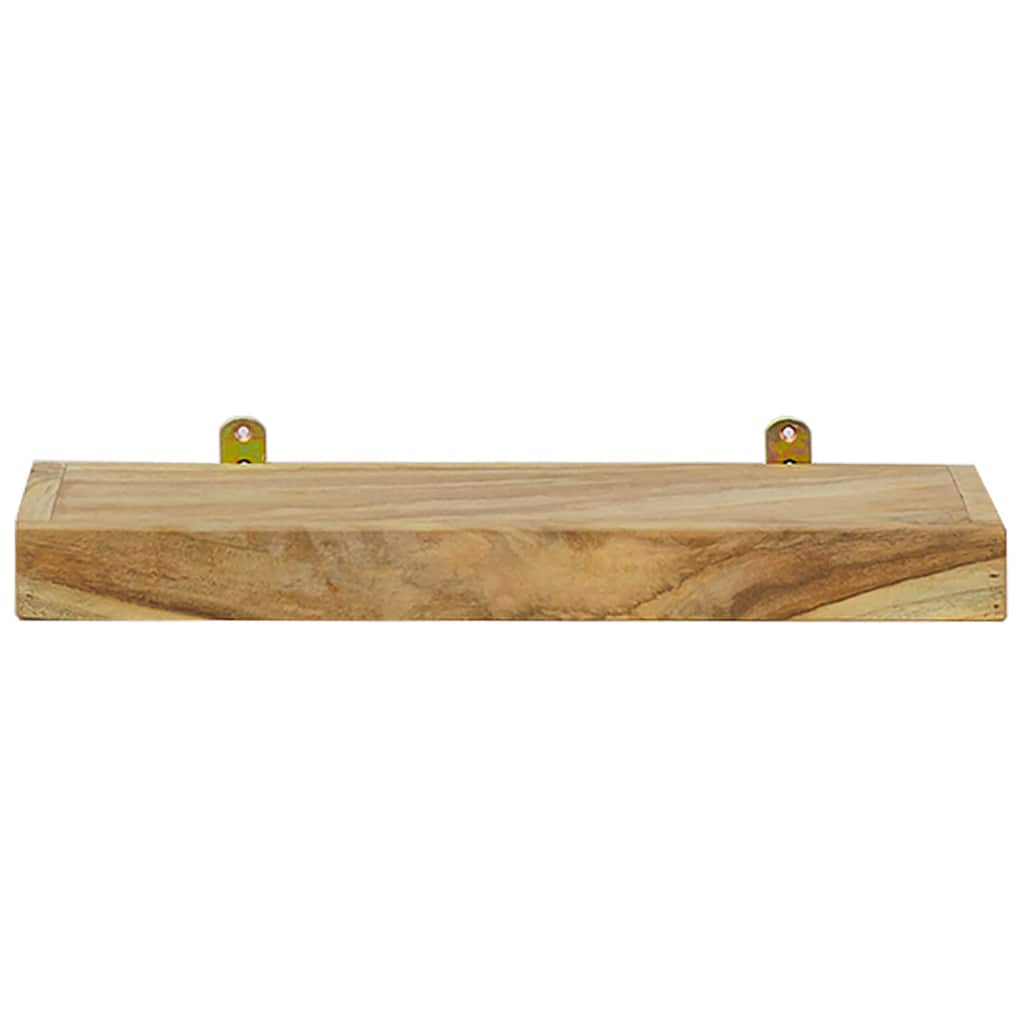 vidaXL Wandregale 2 Stk. 40x15x4 cm Massivholz Teak