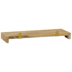 vidaXL Wandregale 2 Stk. 40x15x4 cm Massivholz Teak