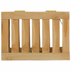 vidaXL Wäschebehälter 35x25x60 cm Massivholz Teak