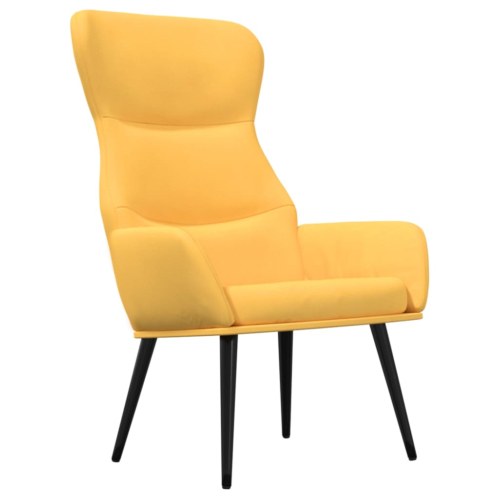 vidaXL Relaxsessel Senfgelb Stoff