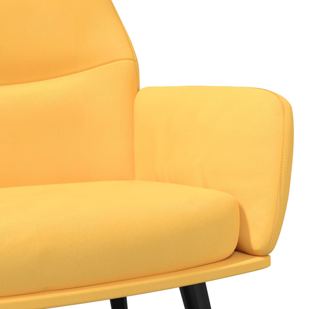 vidaXL Relaxsessel Senfgelb Stoff