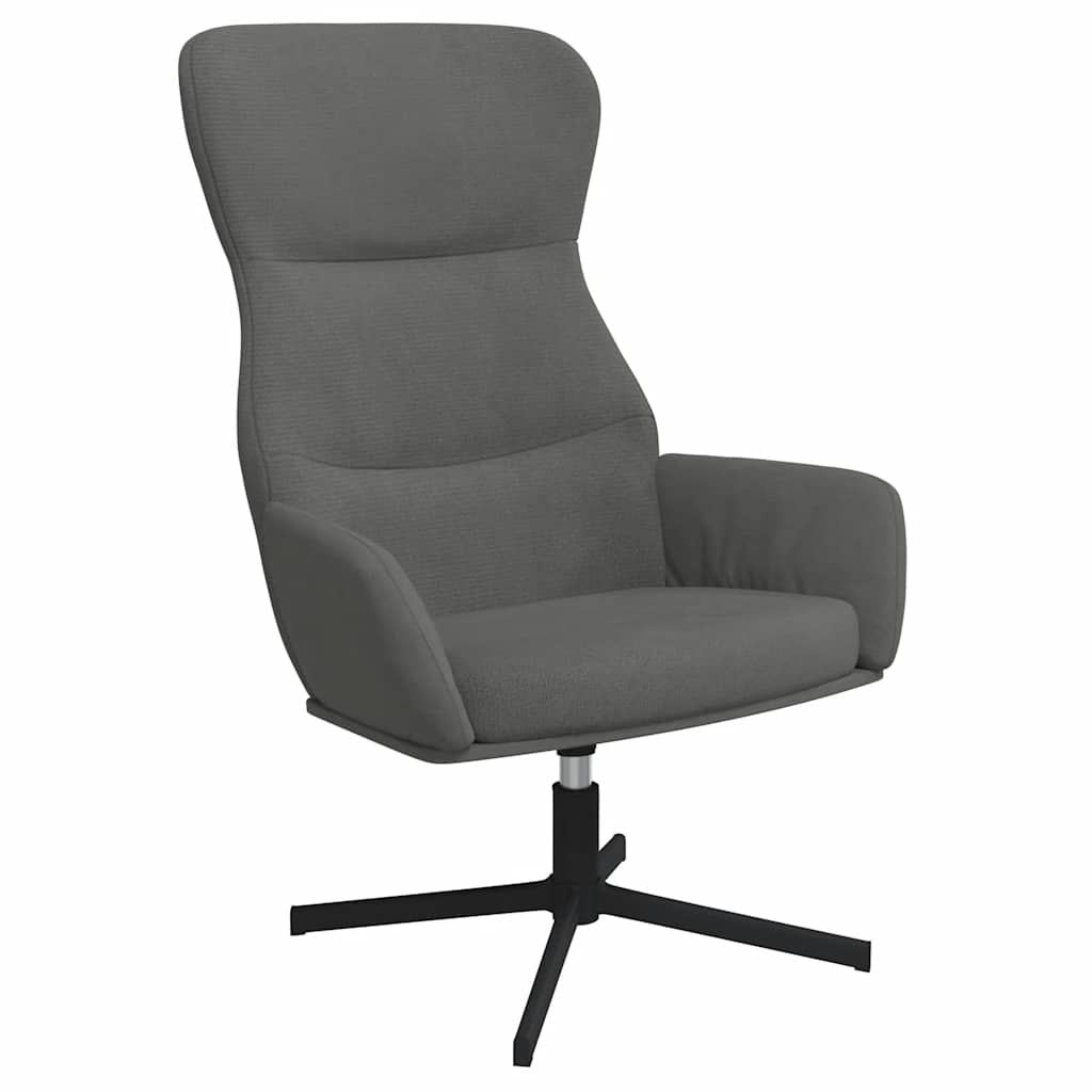 vidaXL Relaxsessel Dunkelgrau Samt
